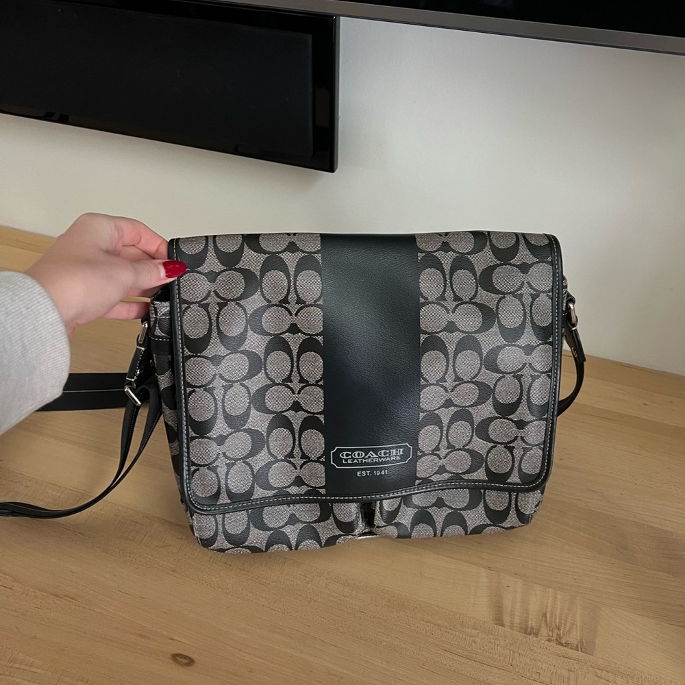 Coach saddle bag - inside pockets